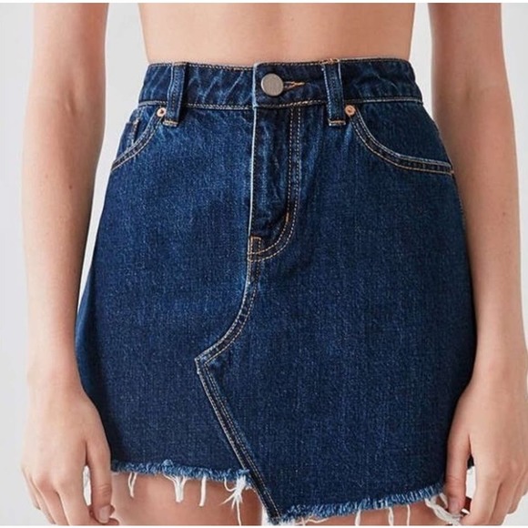 Urban Outfitters BDG Asymmetrical Hem Denim Skirt - Picture 1 of 7